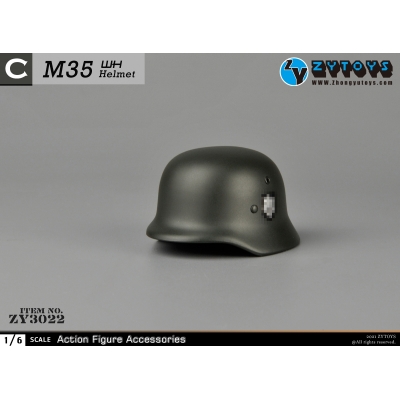  Artikelbild 1 des Artikels “M35 Helm in Metal (2 Abzeichen olive) 1/6 “