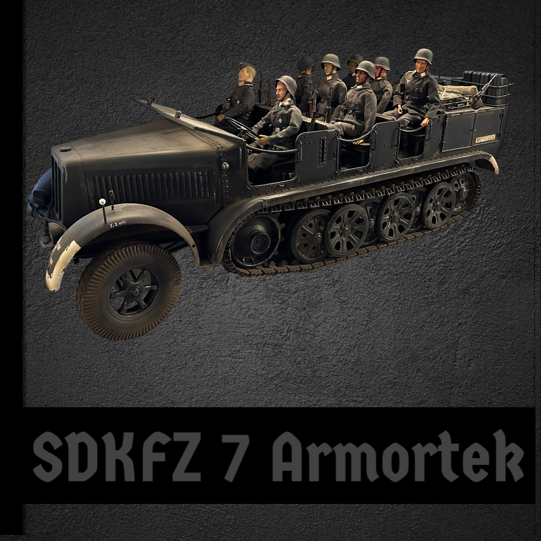  Artikelbild 10 des Artikels “Armortek SDKFZ 7 in Metal Standmotel 1/6 “