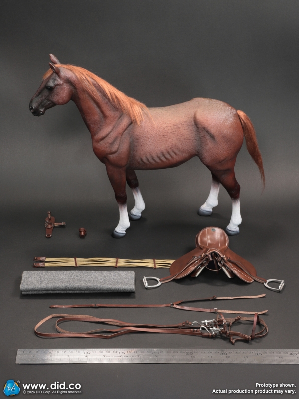  Product image 11 of the product “Anselm - WW II German - Brown WWII German War Horse (Standing)- in 1:6 ”