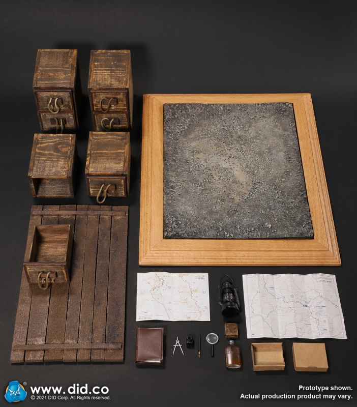 Product image 11 of the product “WWI War Desk Diorama Set - in 1:6 scale- ”