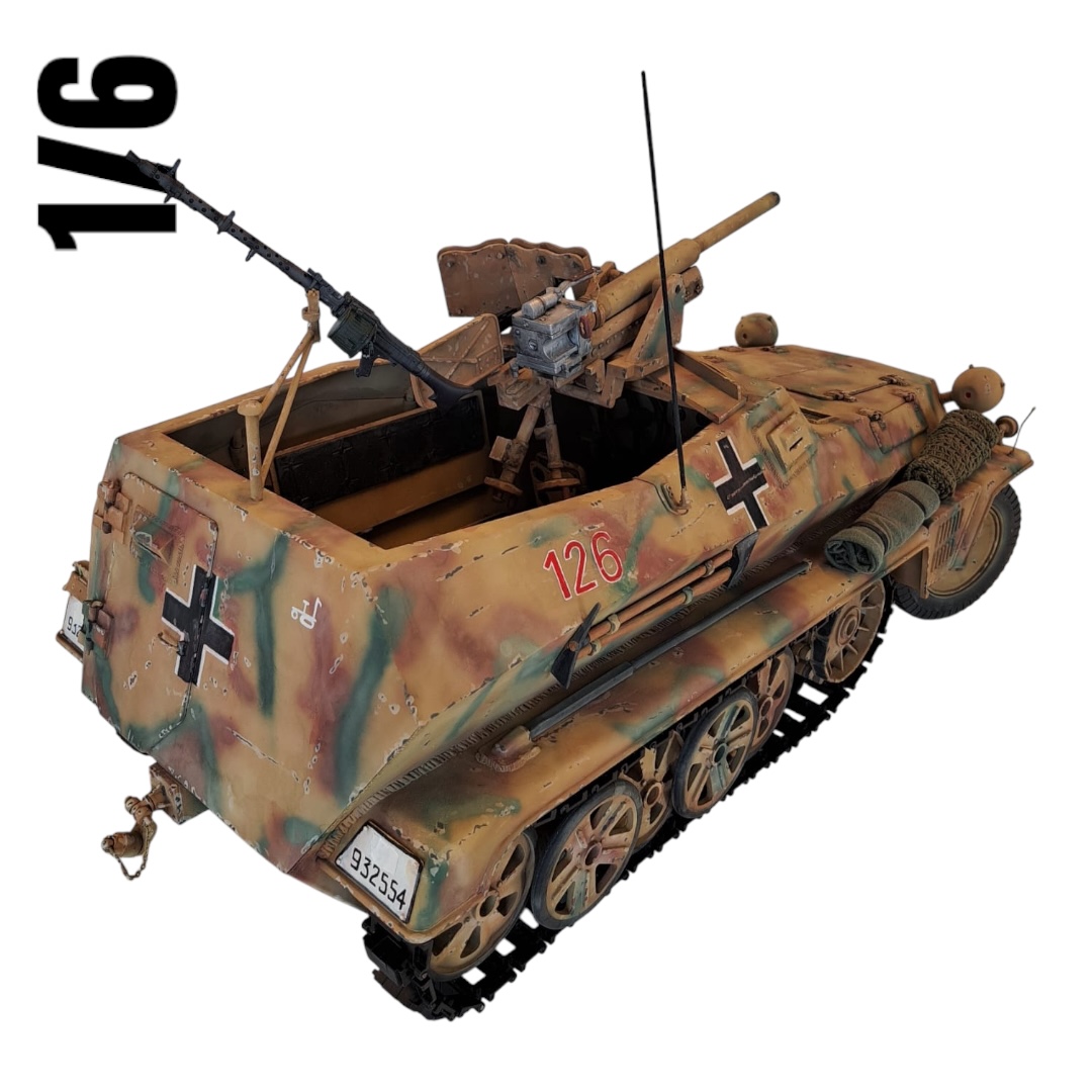  Artikelbild 12 des Artikels “SDKFZ 250 Hankmade  HJ  1:6 (Kunststoff) “