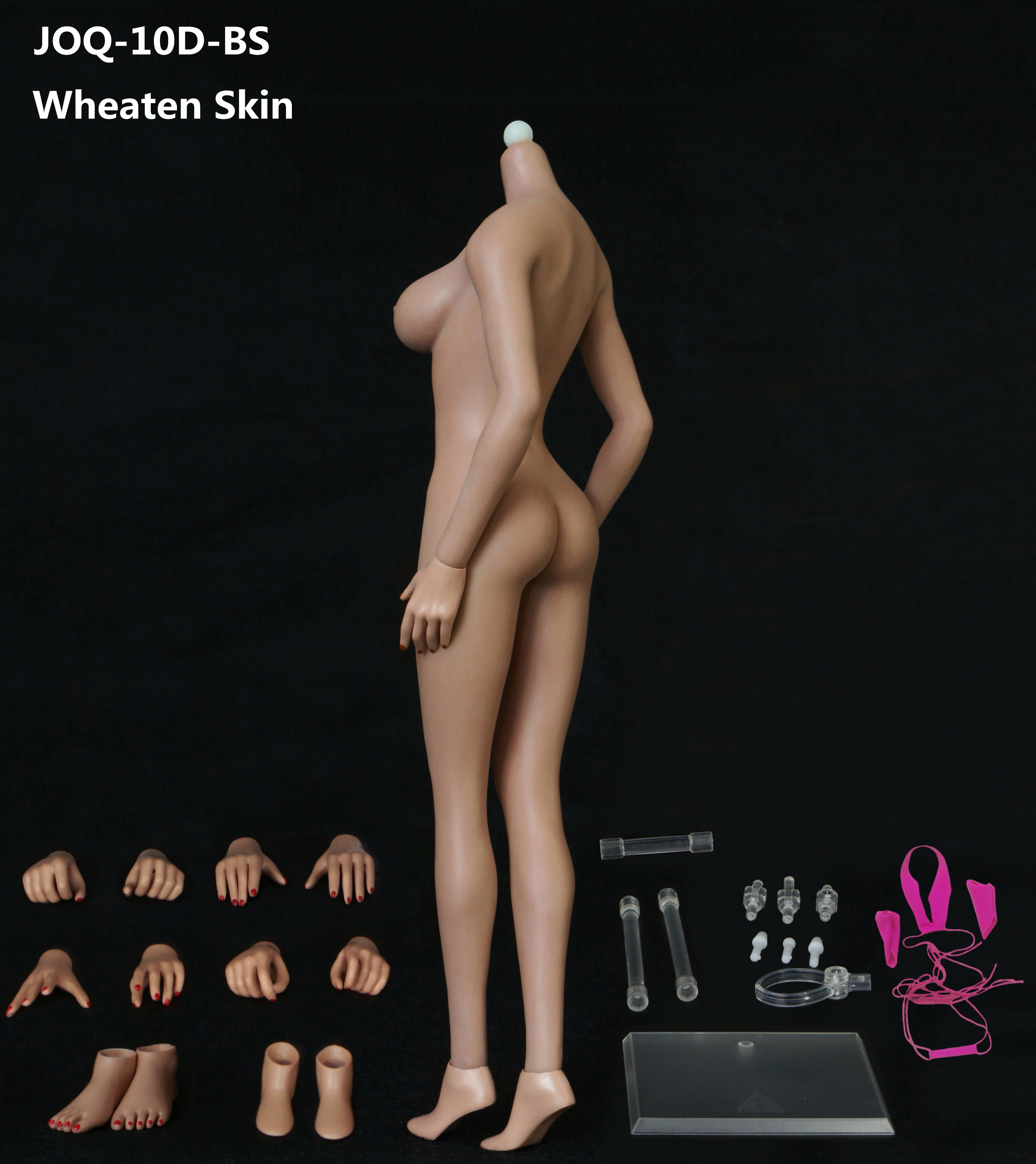  Product image 2 of the product “Caucasien Seamless  - Mid Bust -   (Wheaten Skin) 1/6 ”