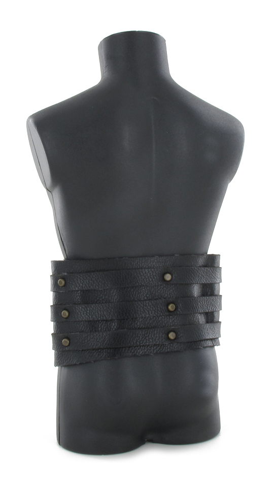  Artikelbild 2 des Artikels “Leather Abdomen Belt (Black) “