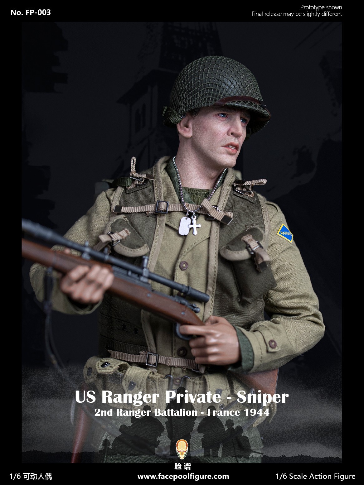  Artikelbild 2 des Artikels “1:6 Scale US Ranger Private Sniper (Mit Diorama) 1/6 “