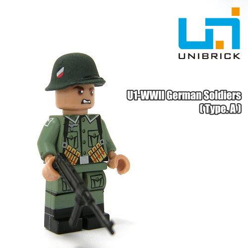  Artikelbild 2 des Artikels “Unibrick Landser Figur mit MP40 “