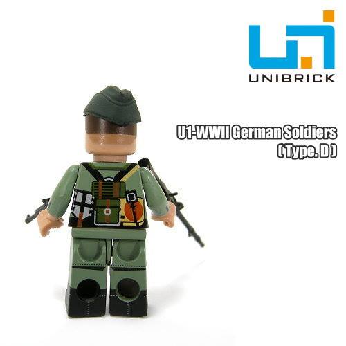  Artikelbild 2 des Artikels “Unibrick Landser MG34  Schütze mitMG und Pistole “