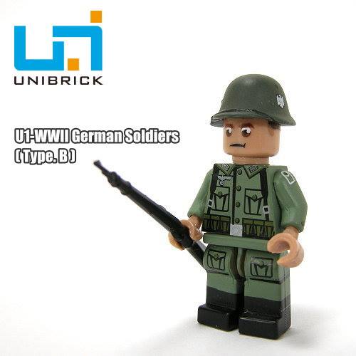  Artikelbild 2 des Artikels “Unibrick Landser Figur mit K98 “