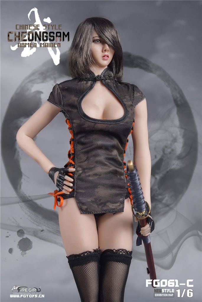  Artikelbild 2 des Artikels “Chinese Cheongsam Black spotted camouflage 1:6 “
