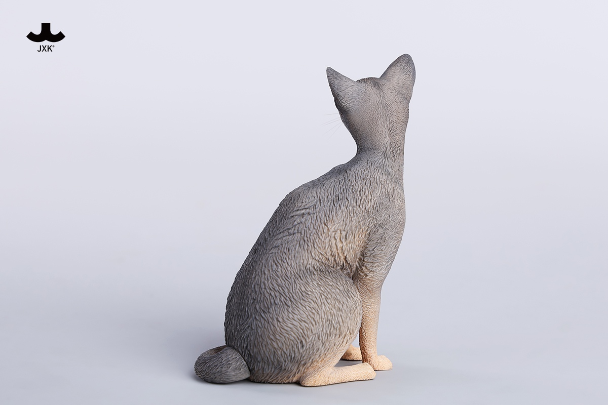 Product image 2 of the product “1/6 Scale Abyssinian Cat Figurine (Gray) ”