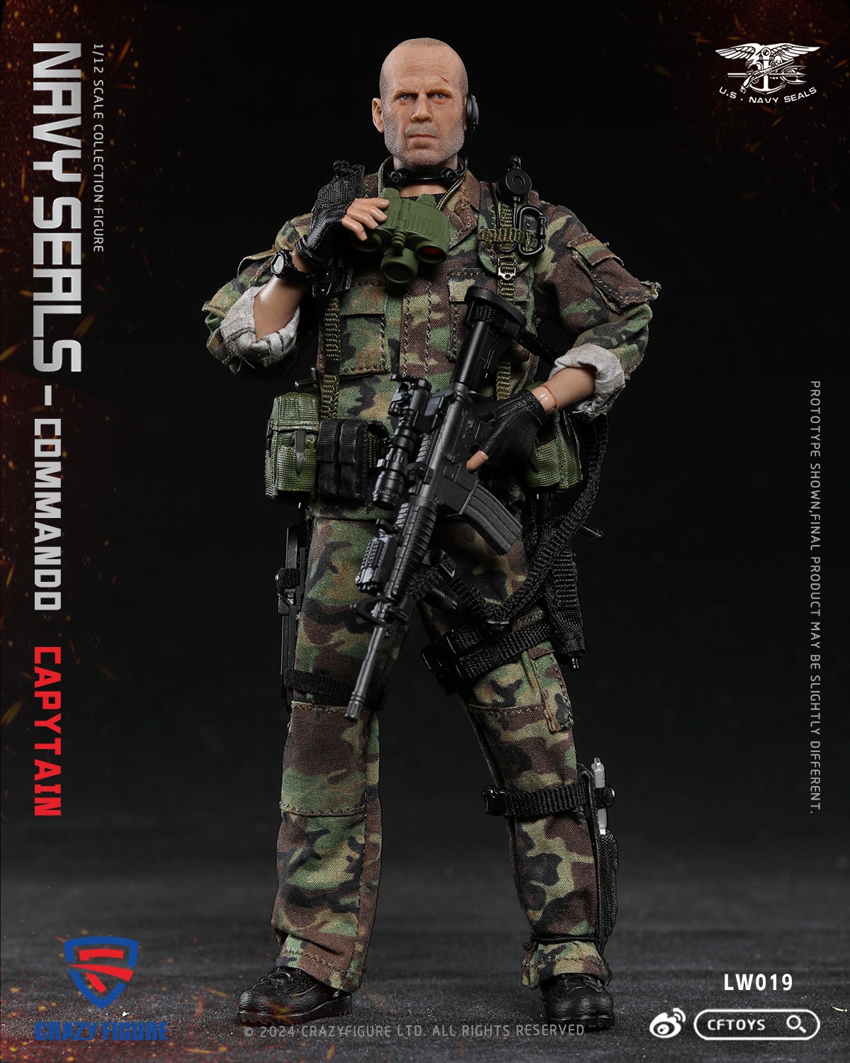  Product image 2 of the product “1/12 Navy Seal Reconteam - Team Leader BRUCE ”