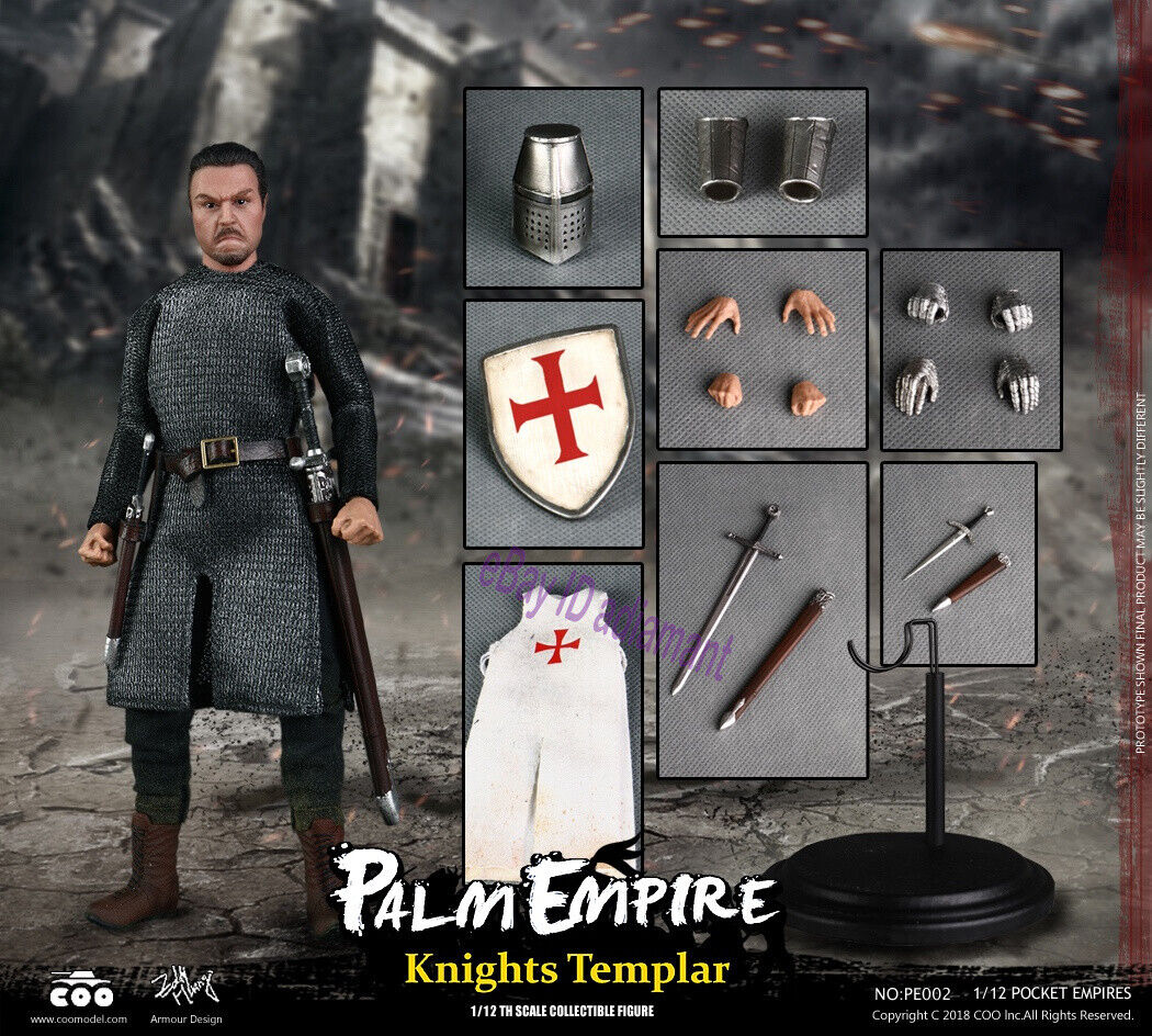  Artikelbild 2 des Artikels “1:12 PALM EMPIRES - Templar Knight Figure “