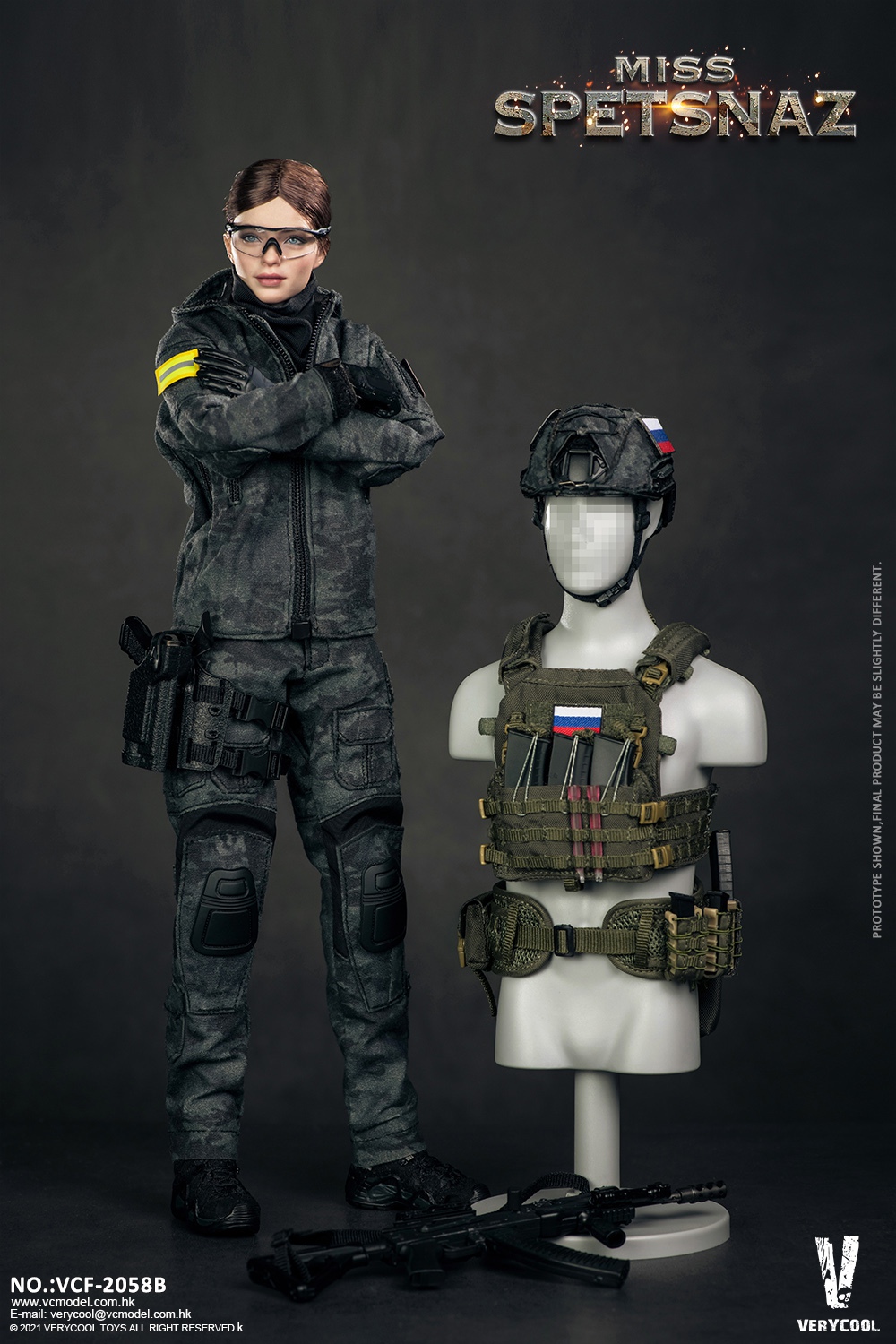  Artikelbild 2 des Artikels “1/6 MCB Camouflage -- Russian Special Combat Women Soldier “