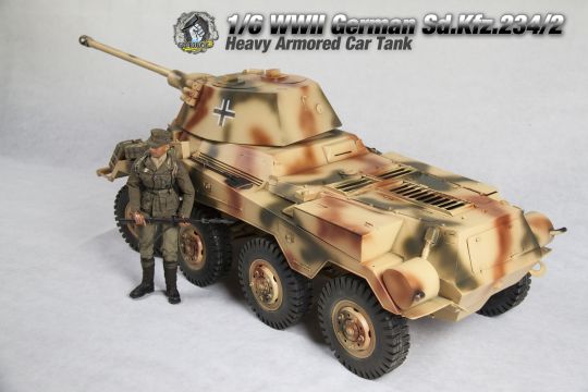 Artikelbild 2 des Artikels “Sd.Kfz.234-2 (Winter) PUMA 1:6 Metal “