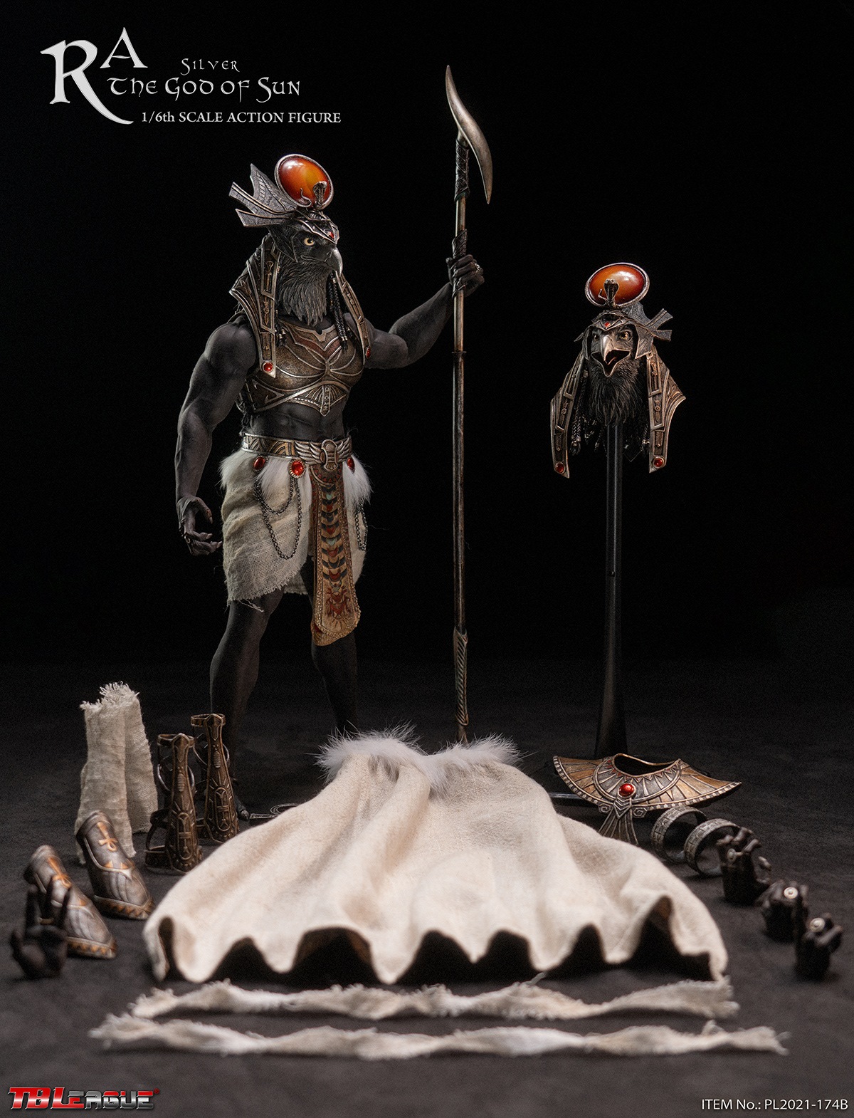  Product image 2 of the product “Ra the God of Sun- Sliver 1/6 Scale Action Figure ”