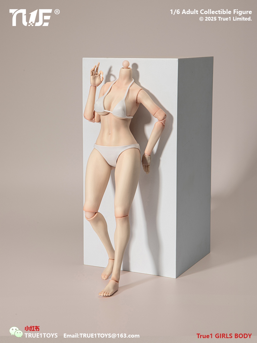  Product image 2 of the product “1:6 Narrow Shoulder Medium Bust Body 1/6 (White Skin) ”