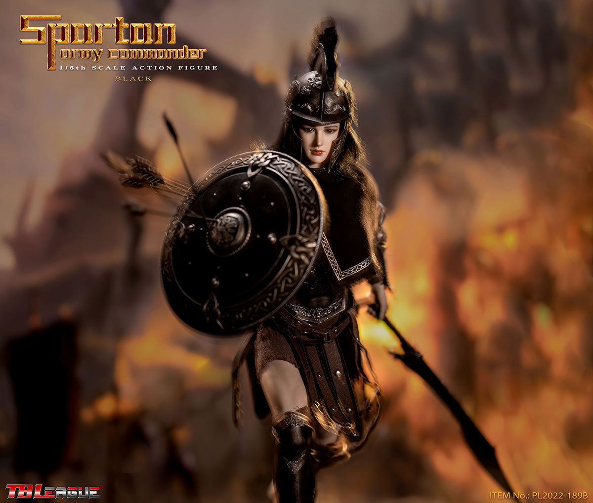  Product image 2 of the product “Spartan Army Commander - Golden 1/6 Scale Action Figure ”