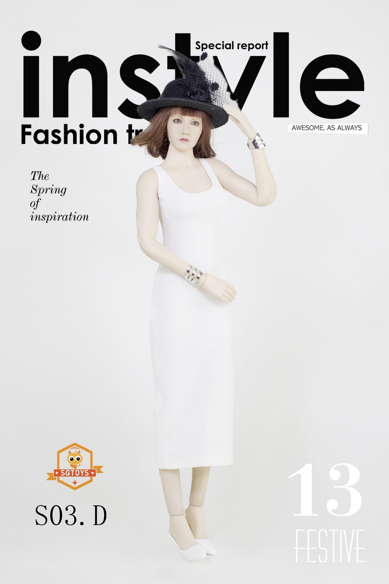  Product image 2 of the product “Sexy Lady Dress white 1/6 ”