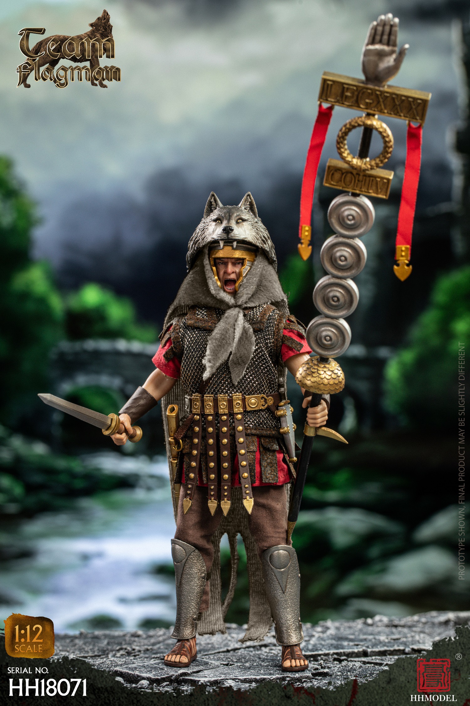  Artikelbild 2 des Artikels “1/12 Imperial Legion-Roman Team flagman Bearer “