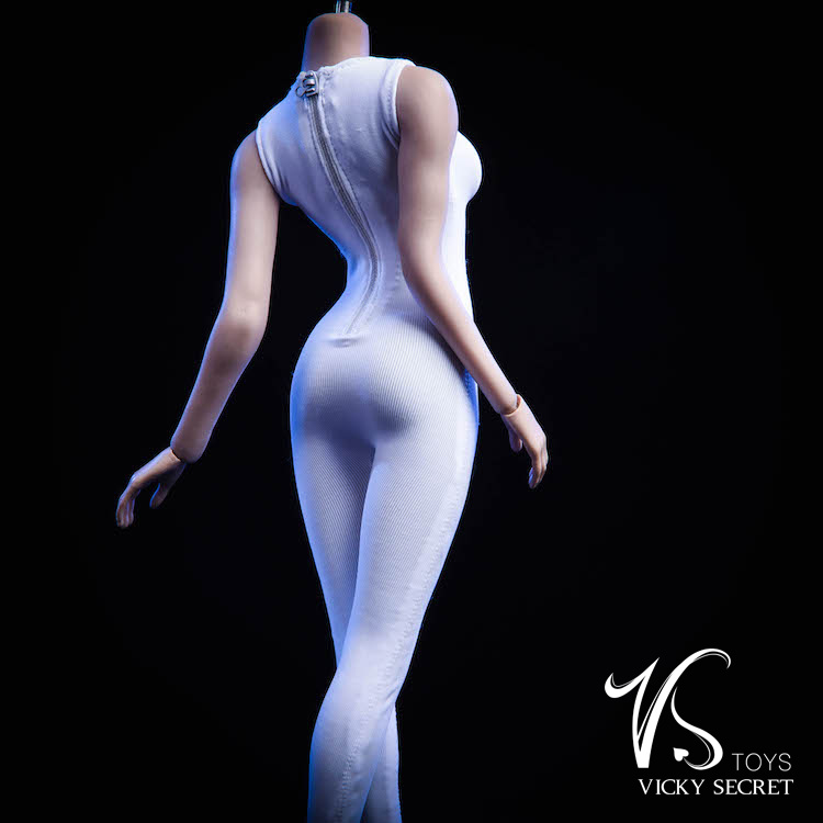  Product image 2 of the product “1/6 Scale Body ärmellos, Clothes Set white ”