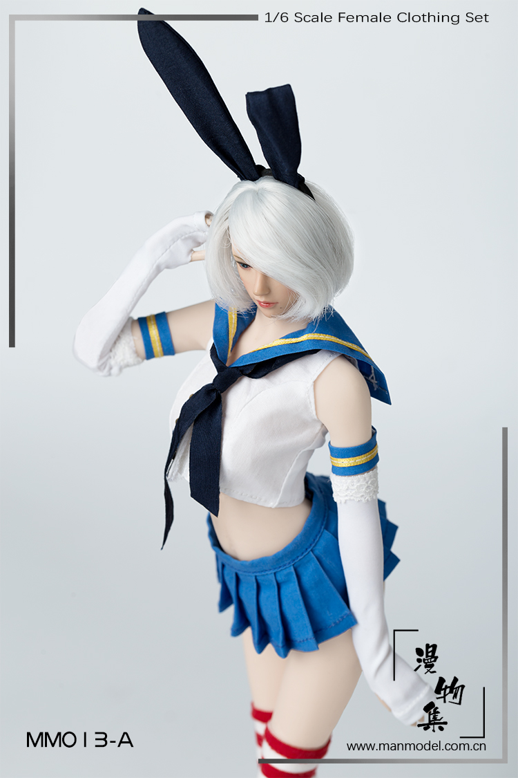  Product image 2 of the product “Rabbit ear sailor  Set - in 1:6 scale ”