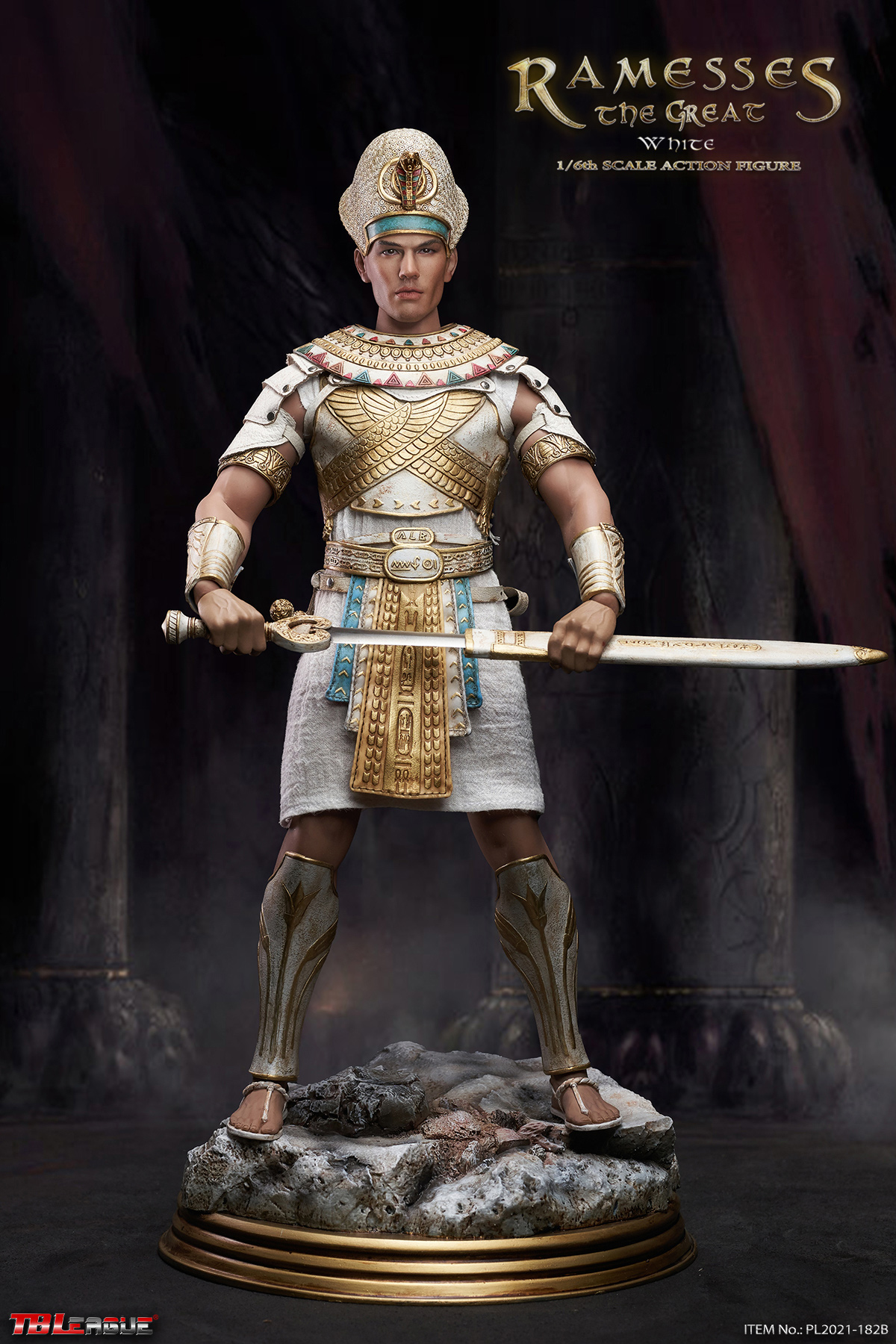  Product image 2 of the product “Ramesses the Great - White 1/6 Scale Action Figure ”