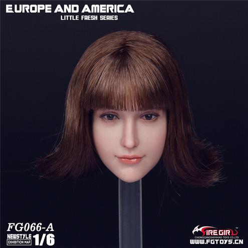  Product image 2 of the product “1/6 Scale Fire Girl Head Pale ”