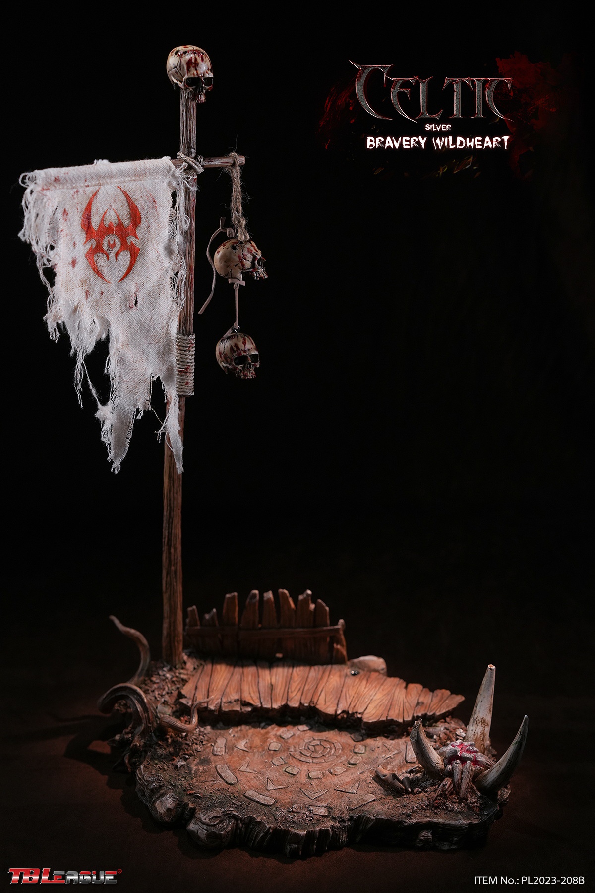  Product image 2 of the product “Celtic Bravery Wildheart-Silver 1/6 Scale Action Figure ”
