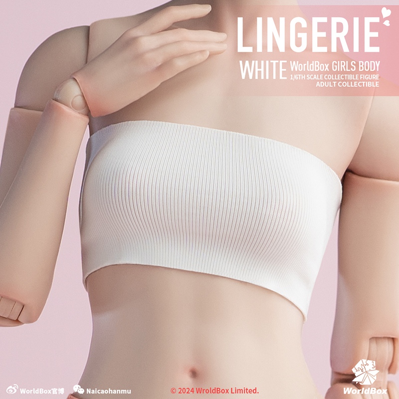  Product image 2 of the product “Slip and Top  1/6 (White) ”