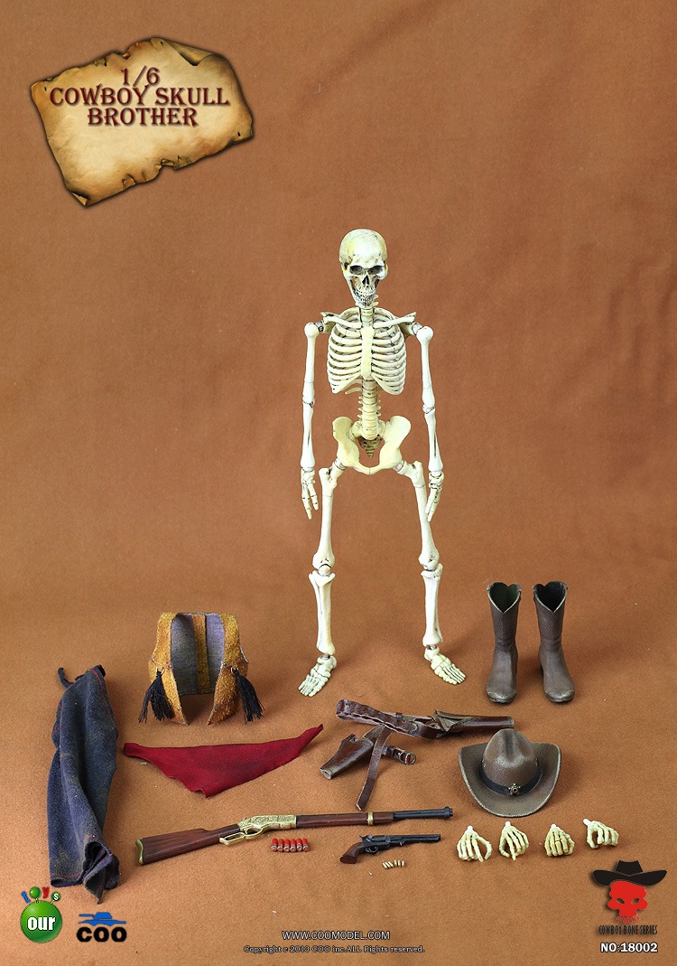  Artikelbild 2 des Artikels “Cowboy Skelett im Maßstab 1:6 “