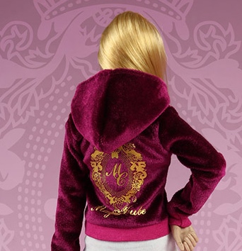  Artikelbild 2 des Artikels “Velour Jacke mit Logo 1:6 “