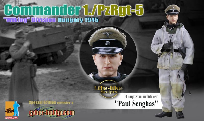  Product image 2 of the product “Paul Senghas - Hauptsturmführer - Wiking-Division  1/6 ”