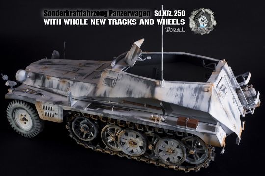  Product image 2 of the product “SDKFZ 250 in Metal Winter edition in 1/6 ”