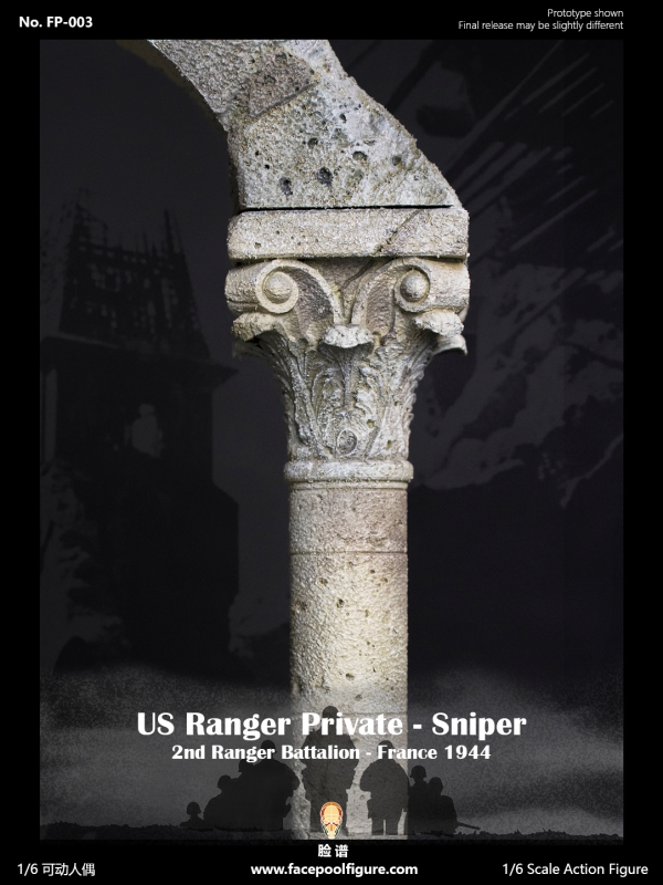  Artikelbild 2 des Artikels “1:6 Scale 2nd Ranger Battalion France 1944 - Bell Tower Diorama Base 1/6 “