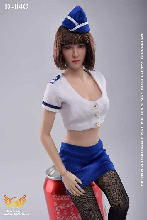  Artikelbild 2 des Artikels “Stewardess Set im Maßstab 1:6 (mit Kopf) “
