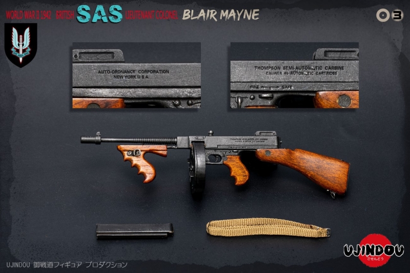  Artikelbild 2 des Artikels “Lieutenant Colonel Blair Mayne - WWII 1942 British SAS - in 1:6 scale “