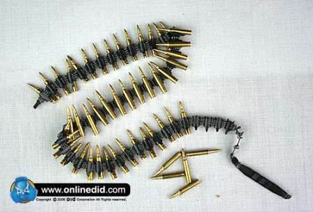  Product image 2 of the product “MG 34/42 Amonitionbelt Set Brass Metal bullets 1/6 ”