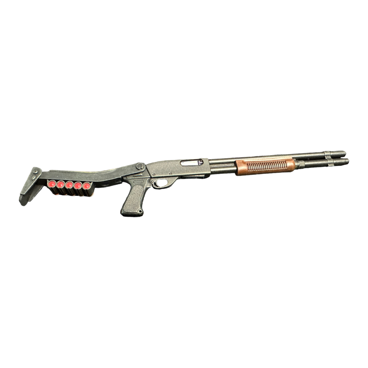  Artikelbild 2 des Artikels “Remington 870 Police Magnum with top-folding LEO stock 1/6 “