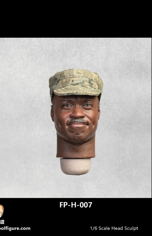  Product image 2 of the product “African Male Headsculpt with Expression 1/6 ”