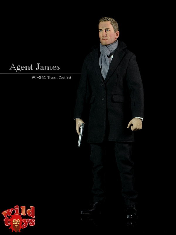  Product image 2 of the product “Agent James (Black Overcoat Version) - in 1/6 scale ”
