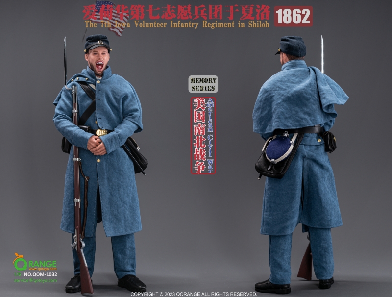  Artikelbild 2 des Artikels “7th Iowa Volunteer Infantry Regiment in Shiloh 1862. 1/6 “