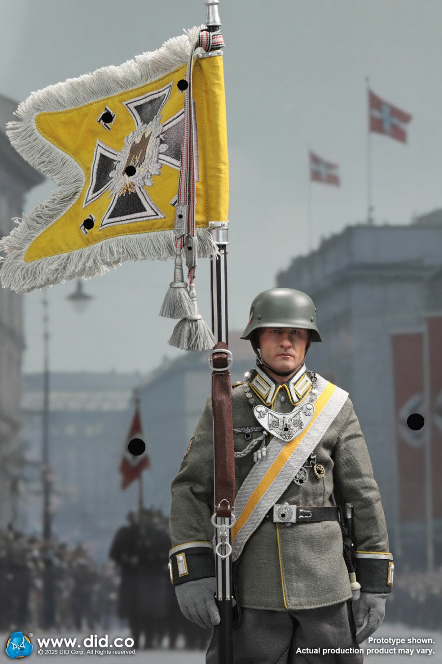  Product image 2 of the product “Anselm - WW II German - Cavalry Standard-Bearer - in 1:6 ”