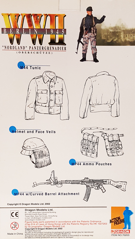  Product image 2 of the product “Ansgar Nordland Panzergrenadier Oberschütze 1/6 ”