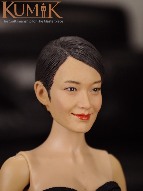  Product image 2 of the product “Kumik Asian Head smiling ”