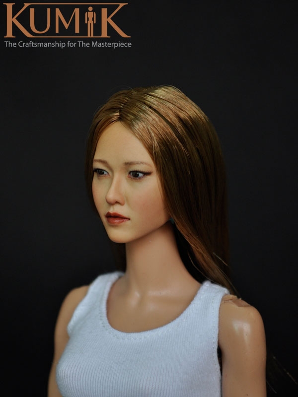  Product image 2 of the product “Asian Female Headsculpt (with implanted hair) KM007NP ”