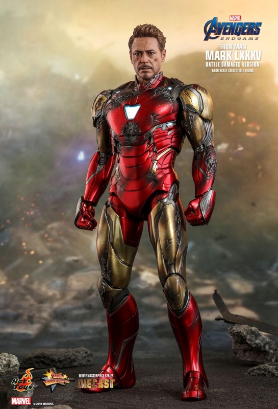  Artikelbild 2 des Artikels “1/6th scale Avengers : Endgame - Iron Man Mark LXXXV (Battle Damaged Version) Die Cast “