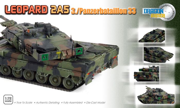 Artikelbild 2 des Artikels “1:72 Leopard 2A5, 3./Panzerbataillon 33 “