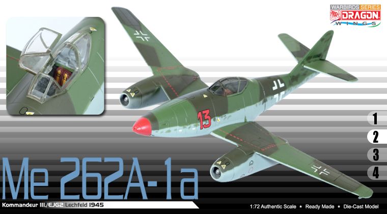  Product image 2 of the product “1:72 Me262A-1a 