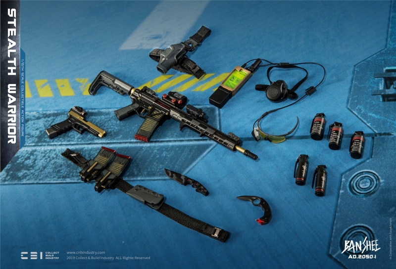  Artikelbild 2 des Artikels “1:6 Banshee AD.2050.I - Stealth Warrior (Dark Version) “