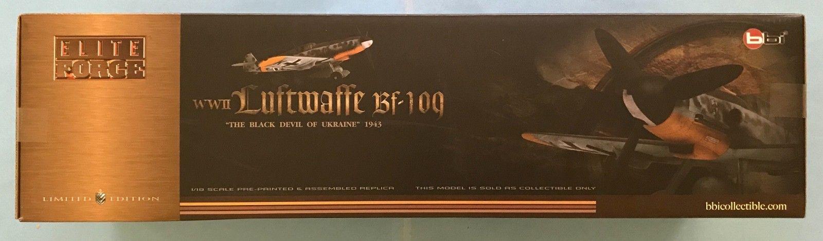  Product image 2 of the product “1:18 BF109  The Black Devil of Ukraine 1943 ”