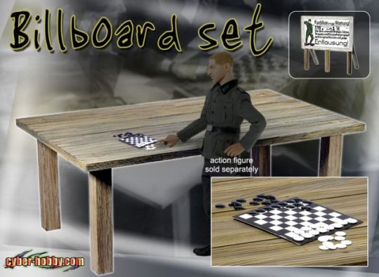  Product image 2 of the product “Billboard Set im Maßstab 1:6 - Cyberhobby Exclusive Set ”